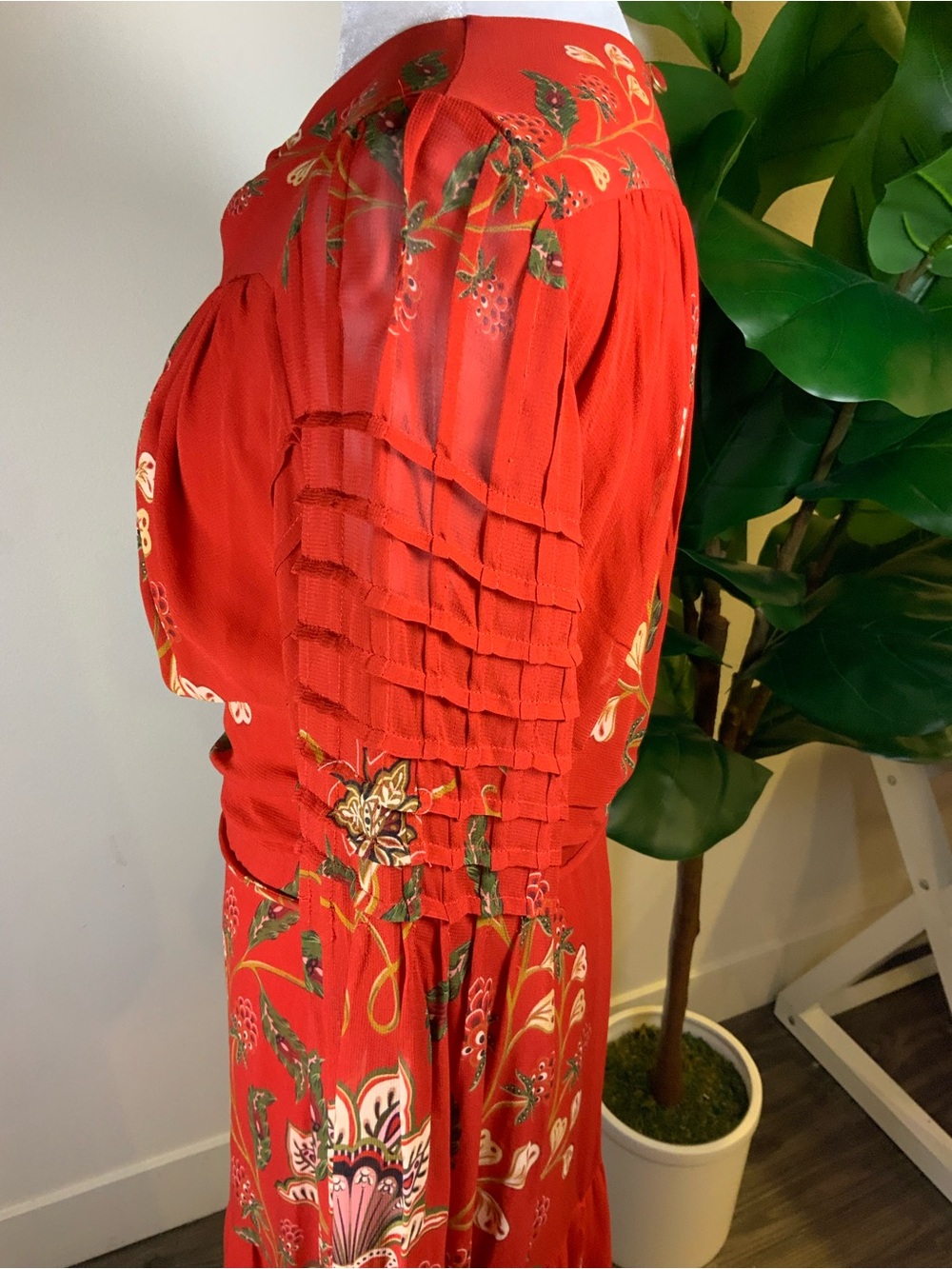 FARM Rio Red Floral-Embroidered Maxi Dress - Picture 13 of 16